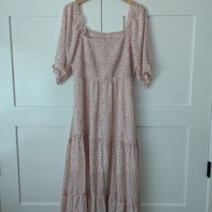 Soft Pink Leopard Women's Dress